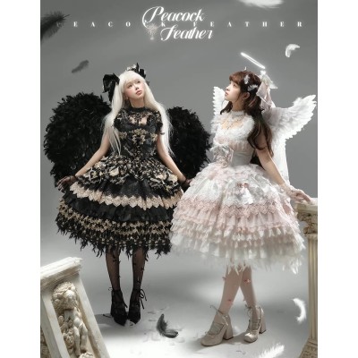 Mewroco Peacock Feather 2.0 JSK(Reservation/5 Colours/Full Payment Without Shipping)